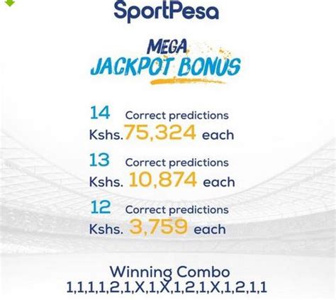 last week jackpot results sportpesa|SportPesa Mega Jackpot hits an all.